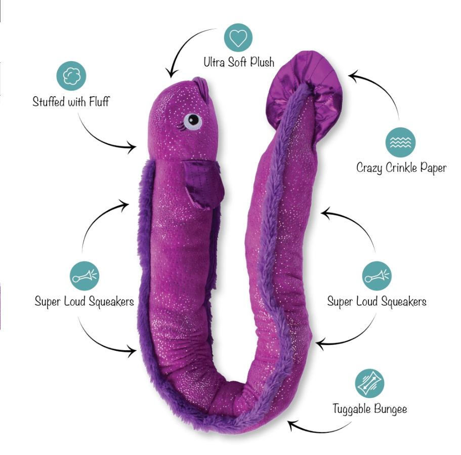 Kind Of A Big Eel Large Plush Dog Toy