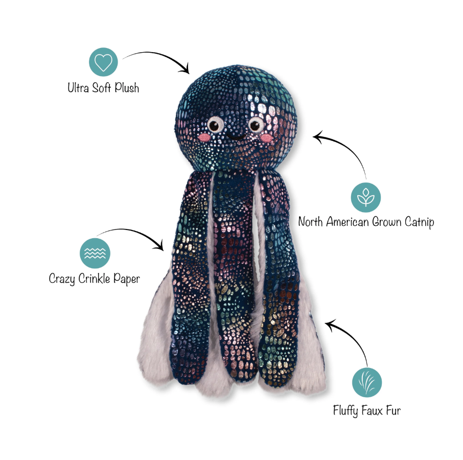 Get A Grip! Plush Kicker Cat Toy