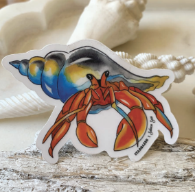 Salmon Seas Sticker