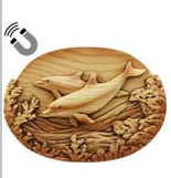Wood CMA Magnet