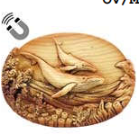 Wood CMA Magnet