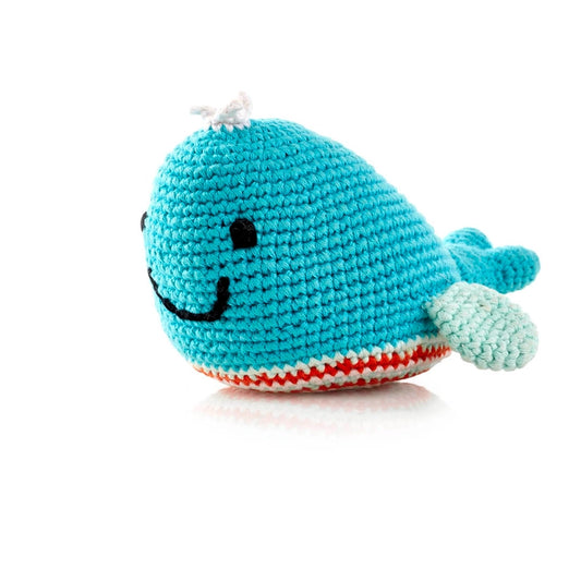 TURQUOISE WHALE RATTLE