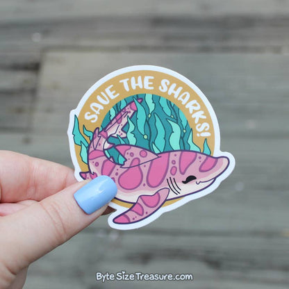 Leopard Shark Vinyl Sticker