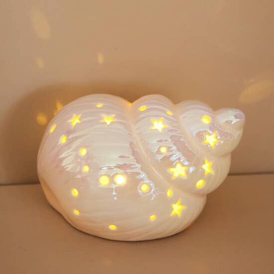 Ceramic LED Conch Shell Light- Not available to EU countries