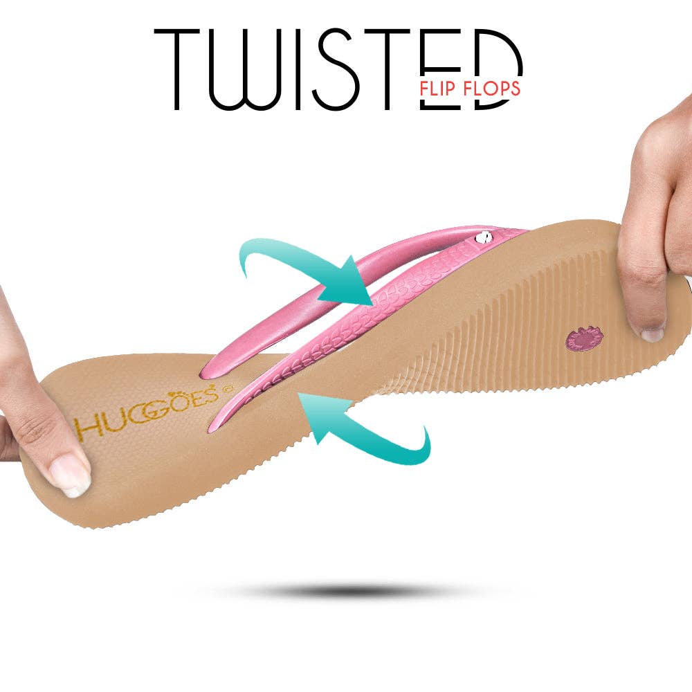Huggoes - Misty Women's Natural Rubber Flip-Flops
