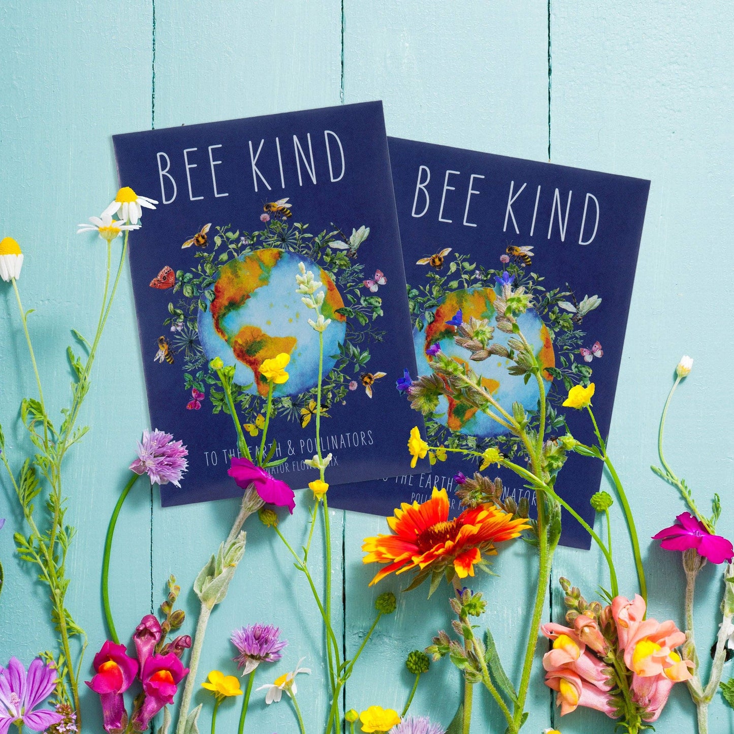 Blue Planet - Pollinator Flower Mix Seed Packets