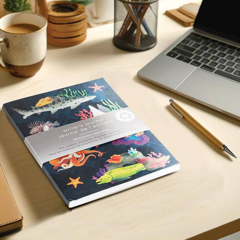 Marine Kingdom Lined Notebook-6x8"L/A5