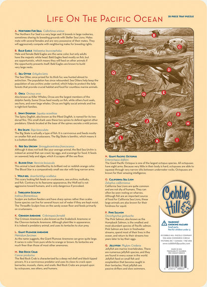 Life on the Pacific Ocean (tray) 35pc puzzle