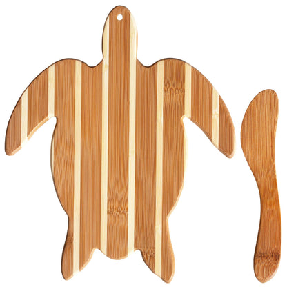 Sea Turtle Shaped Charcuterie Board & Cheese Spreader Set