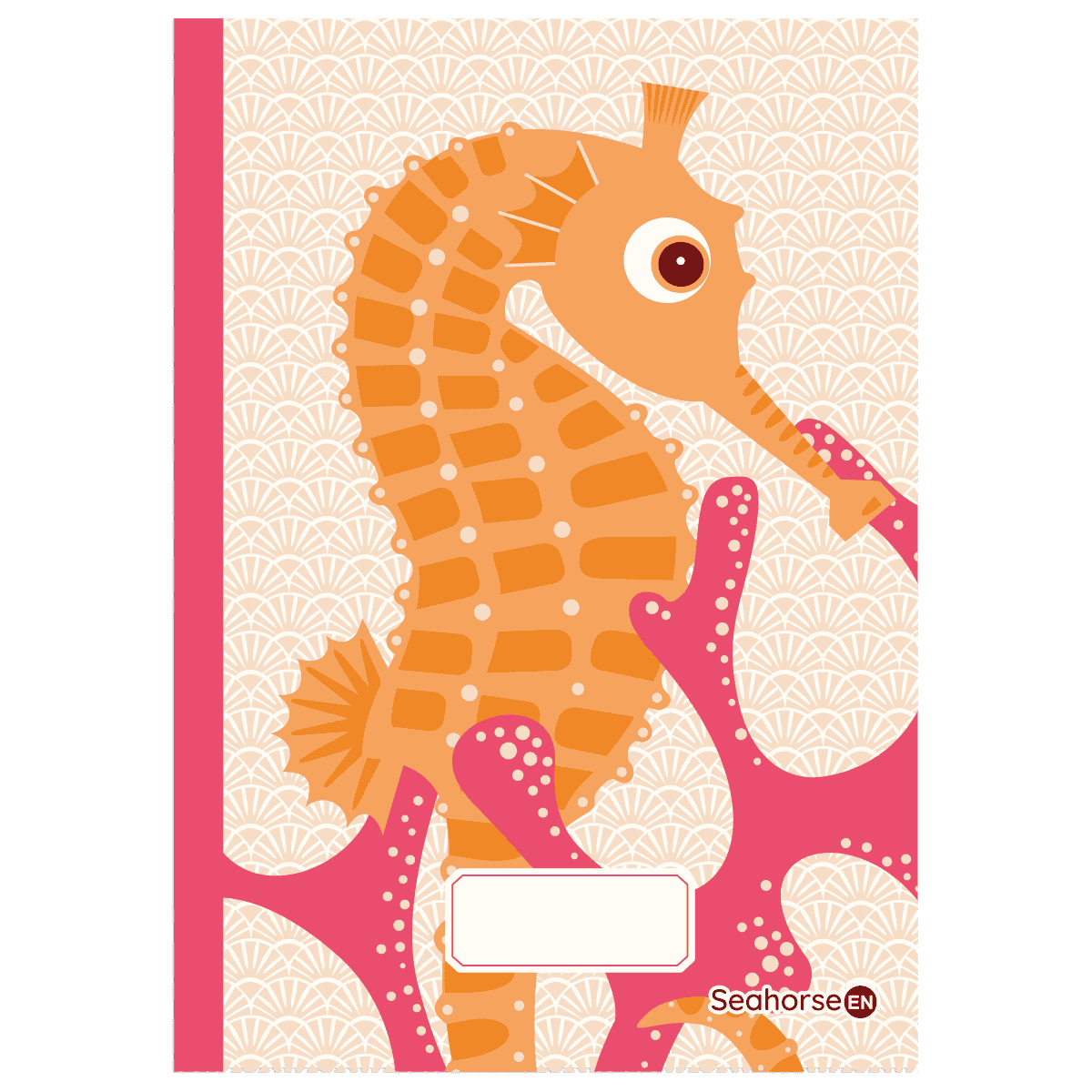 Ocean Seahorse Recycled Paper A5 Notebook