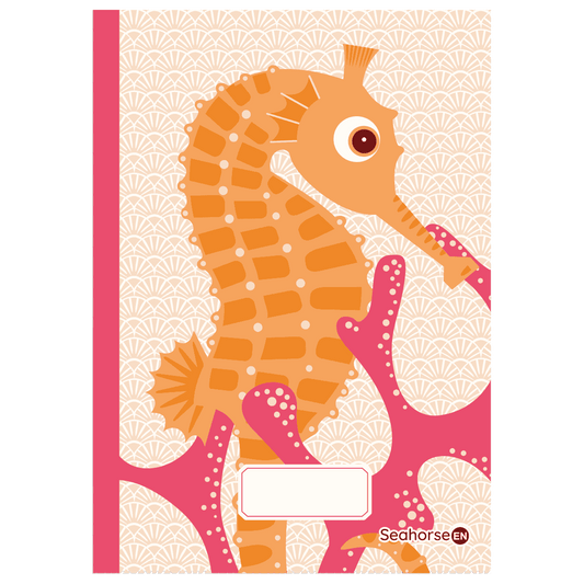 Ocean Seahorse Recycled Paper A5 Notebook