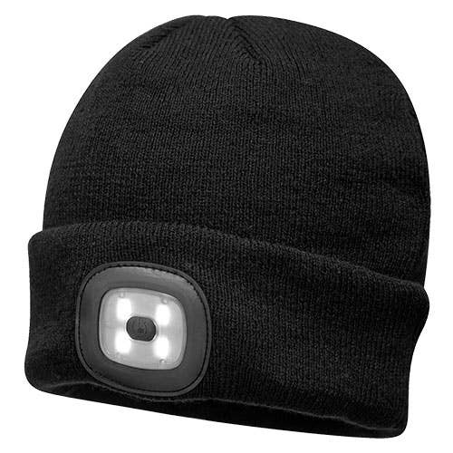 Black LED Beanie