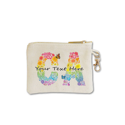 Customizable Coin Purse with clasp