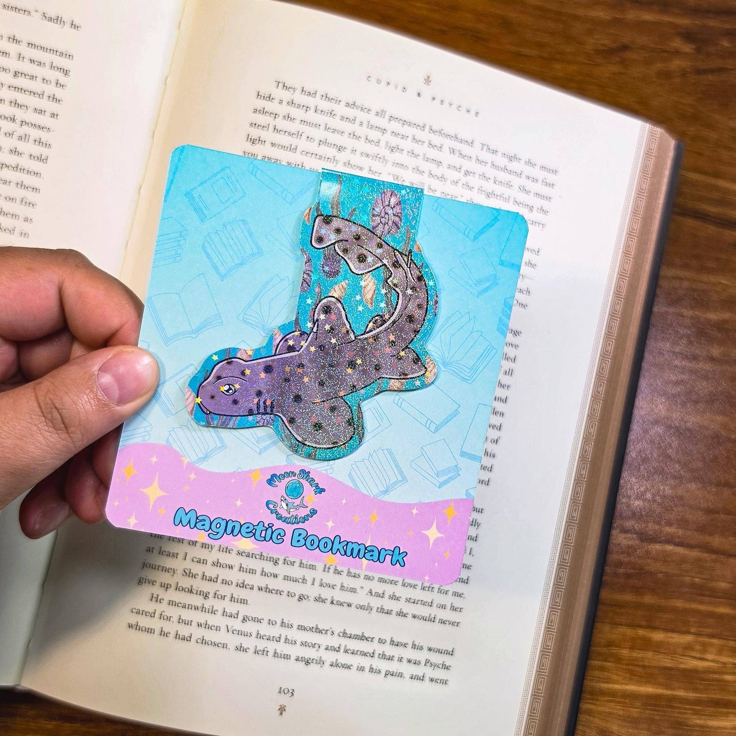 Horn Shark Magnetic Bookmarks | Book Lover Page Marker
