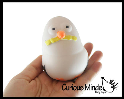 1 Seagull Squishy Squeeze Stress Ball Soft Doh Filling - Lik