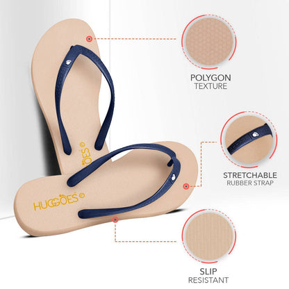 Huggoes - Misty Women's Natural Rubber Flip-Flops