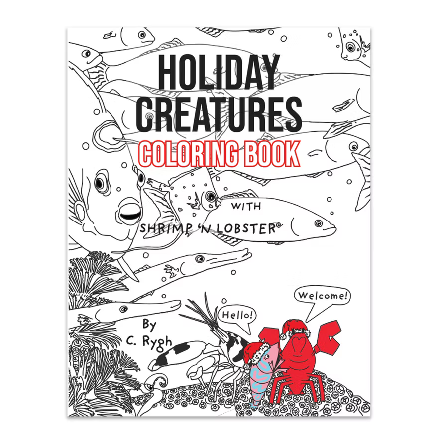 Holiday Creatures Coloring Booking