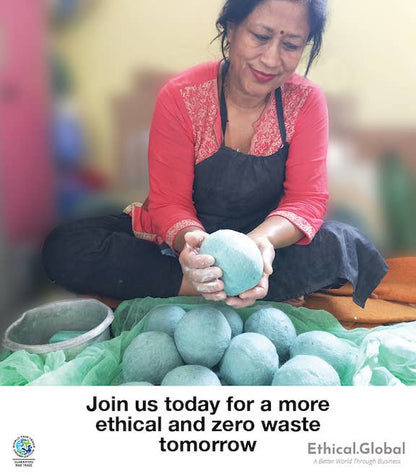 Earth • Sun • Rainbow: Eco Wool Dryer Balls Fair Trade