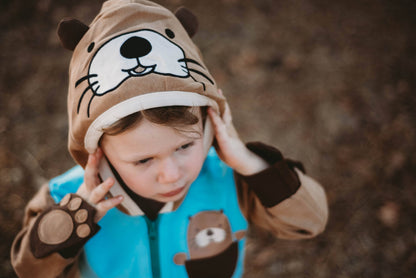 Otter 3D Hoodie - Kids & Toddler Sea and River