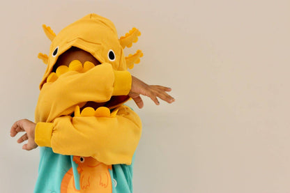 Axolotl Toddler and Kids 3D Hoodie