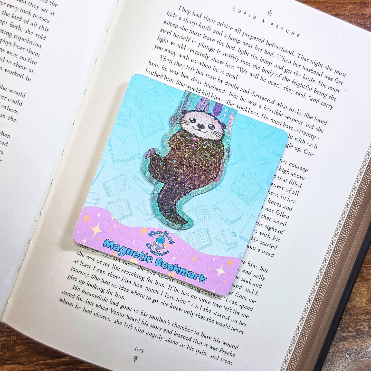 Sea Otter Magnetic Bookmarks | Book Lover Page Marker