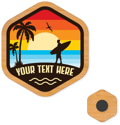 Cabrillo Beach Surfer Magnet