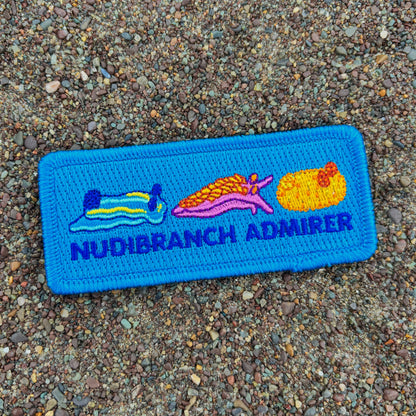 Nudibranch Admirer Iron-on Patch