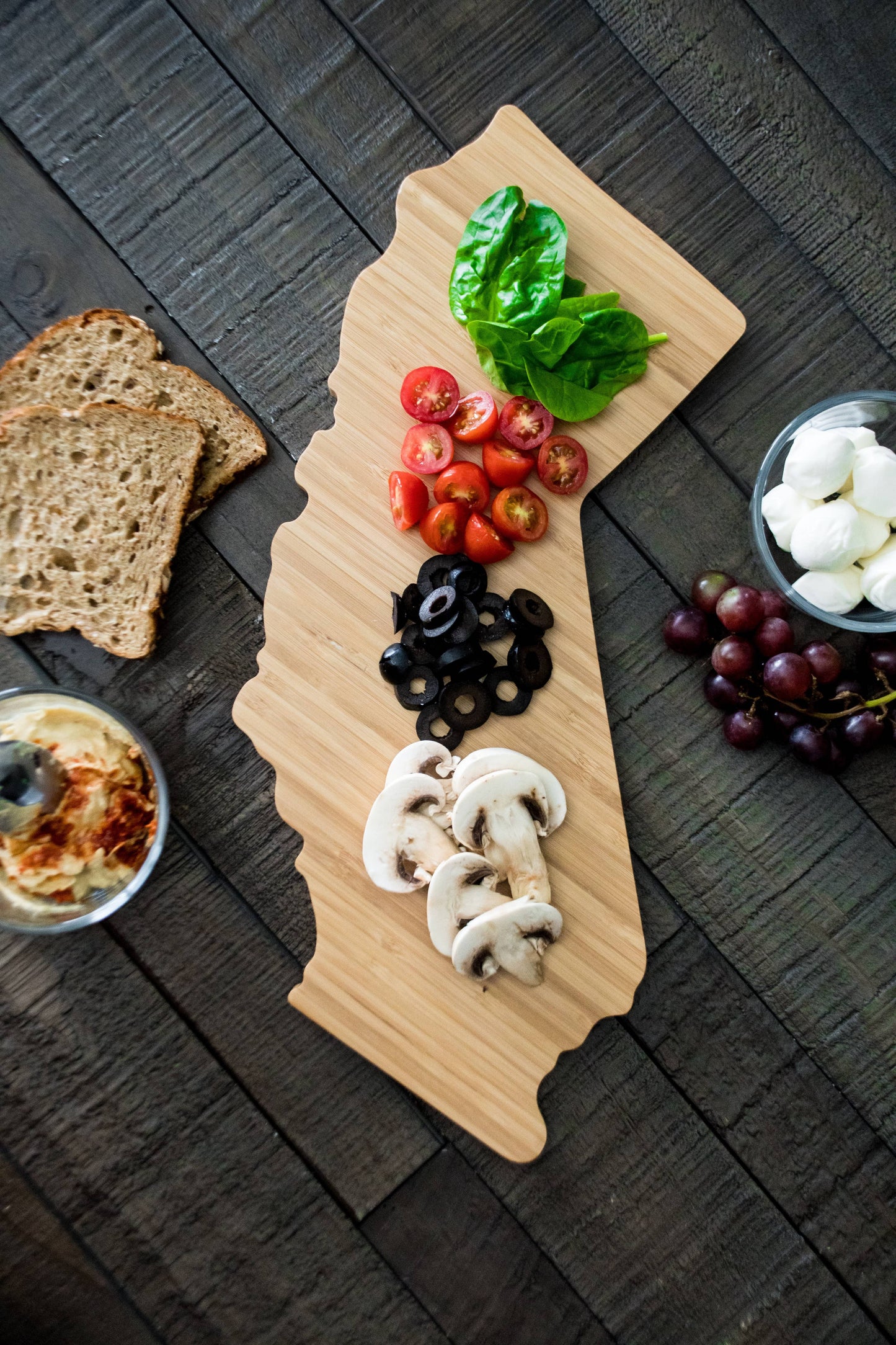 Map Cutting Board - California
