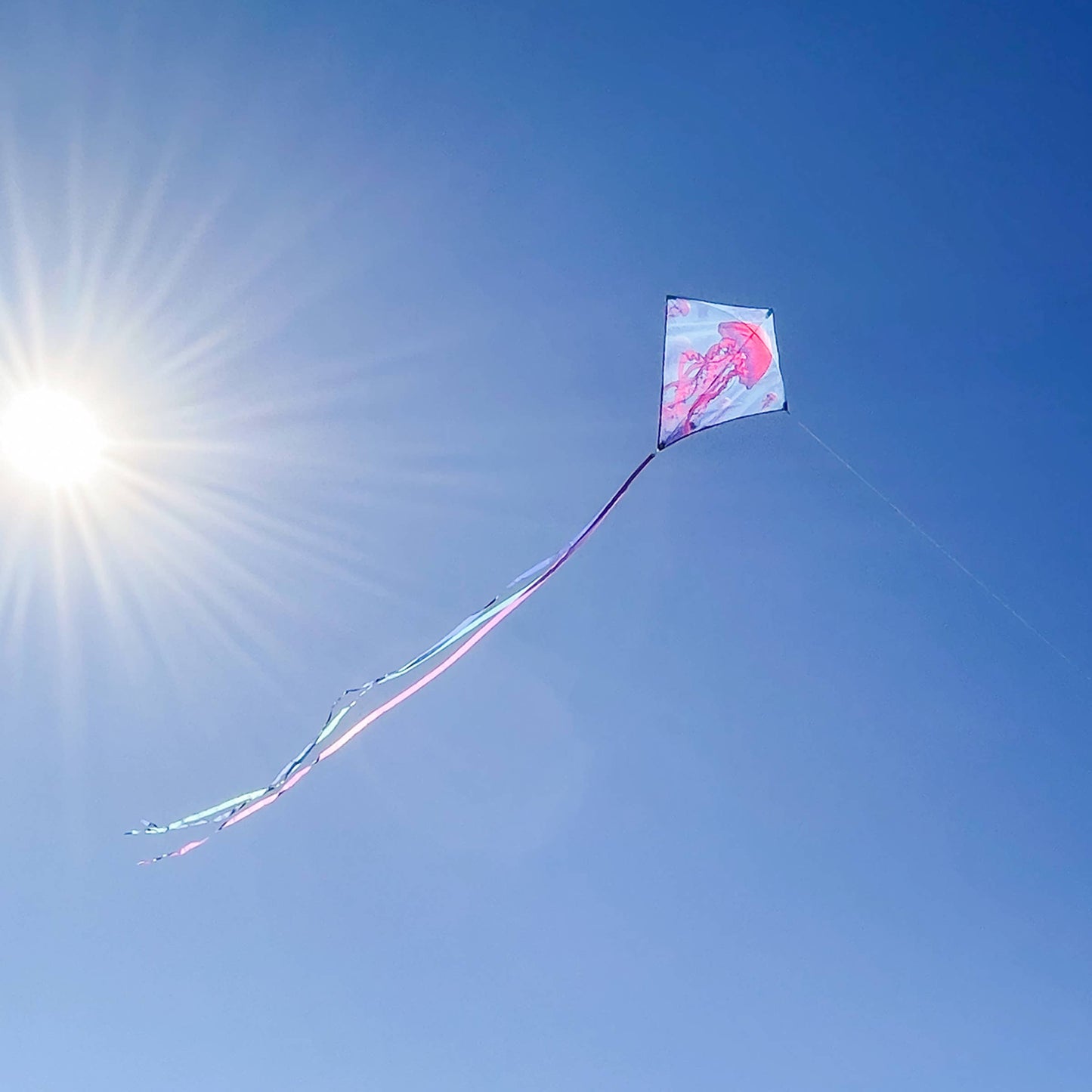 Jellyfish 30" Diamond Kite (Optimized for Shipping)