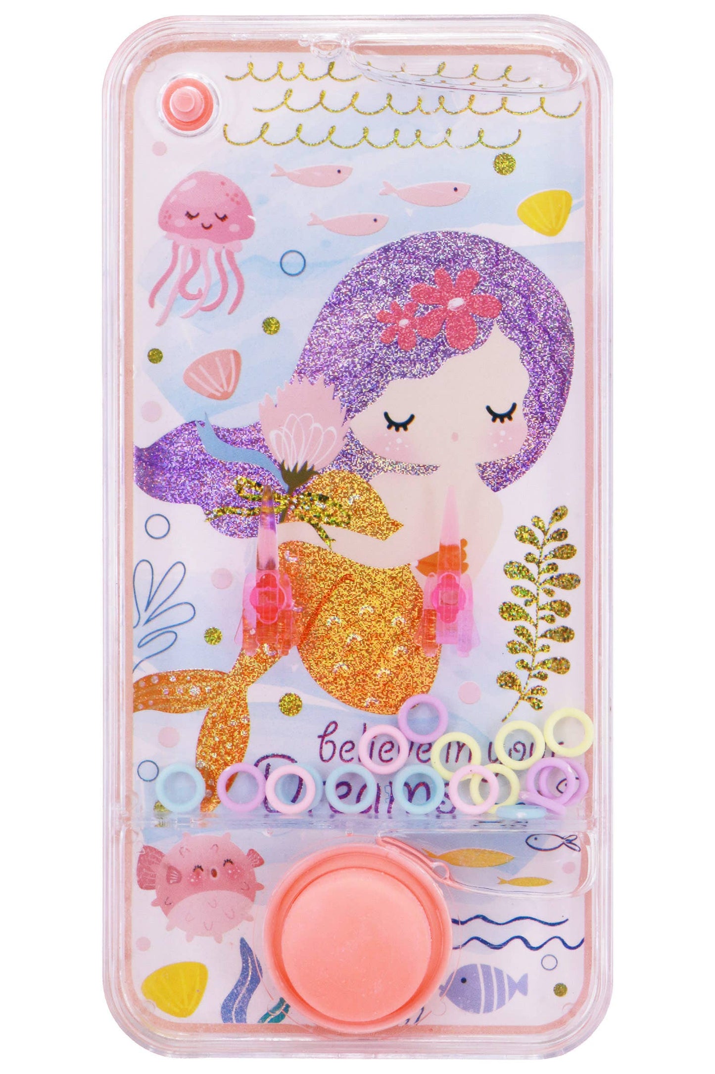Glittery Mermaid Handheld Water Game - 24 Pcs