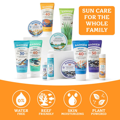 Kids Mineral Sunscreen Face Stick SPF 35 - 12ct Display