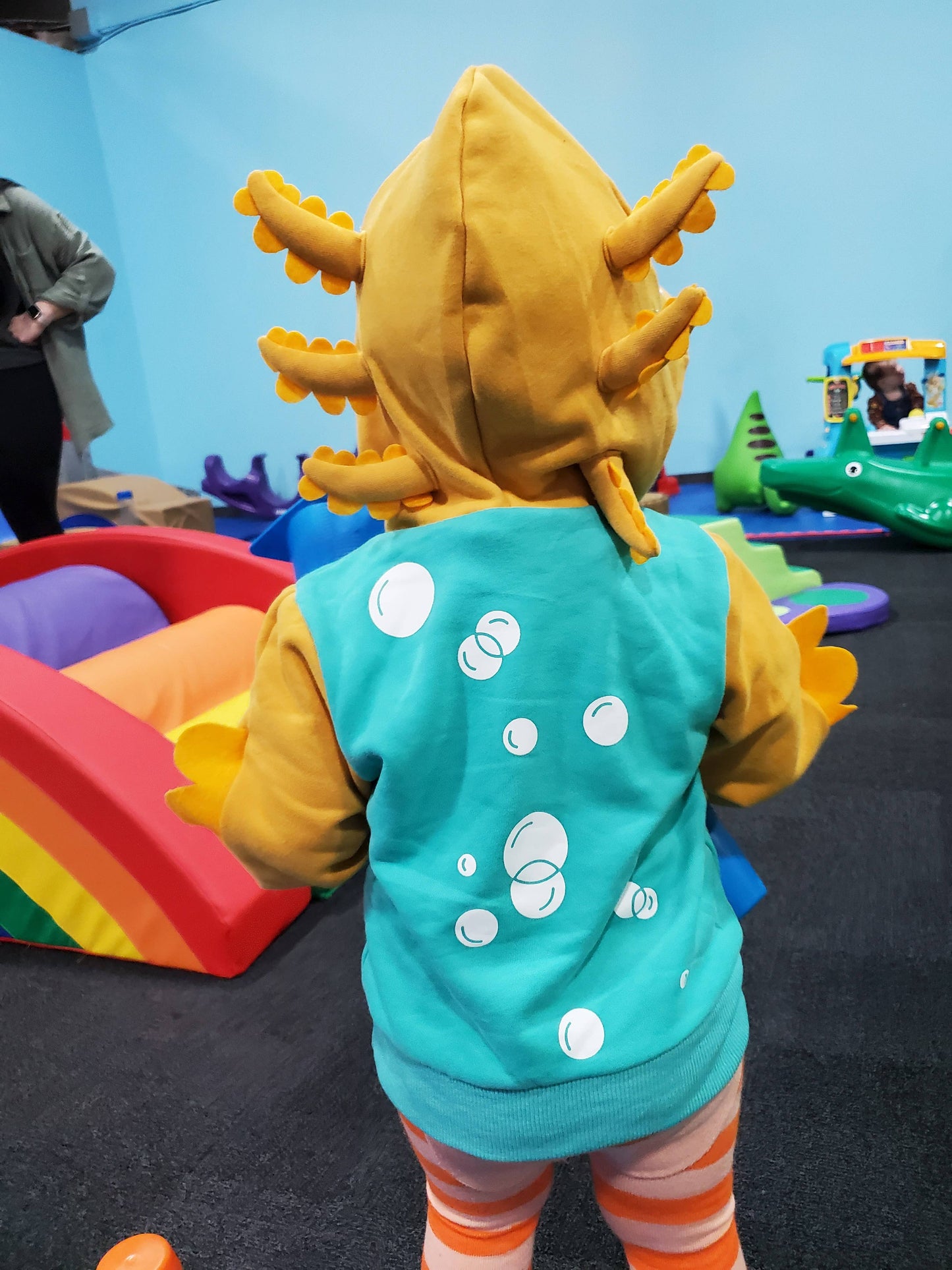 Axolotl Toddler and Kids 3D Hoodie