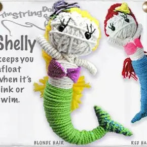 Shelly the Mermaid String Doll Keychain