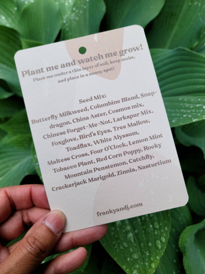 Plantable Seed Paper