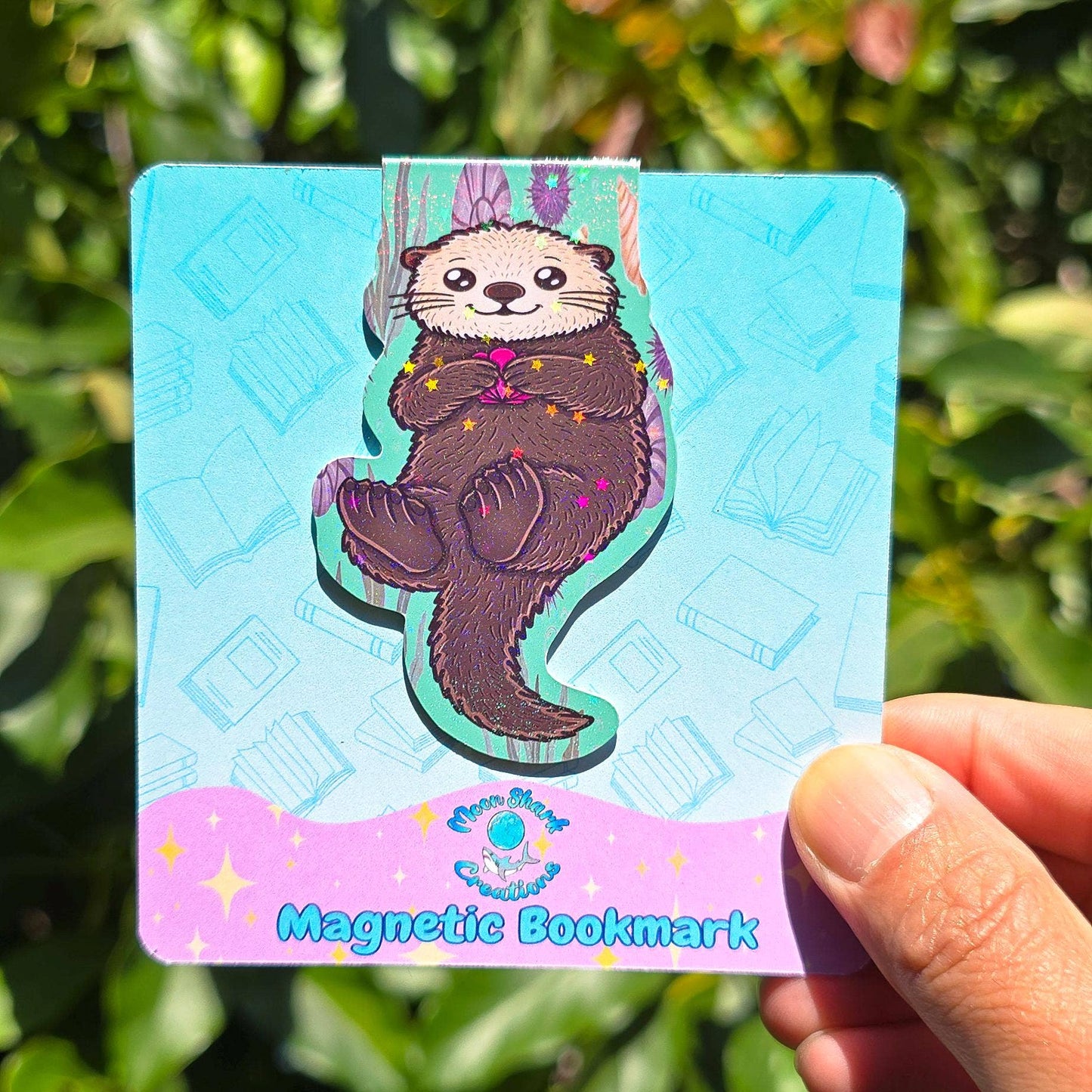 Sea Otter Magnetic Bookmarks | Book Lover Page Marker