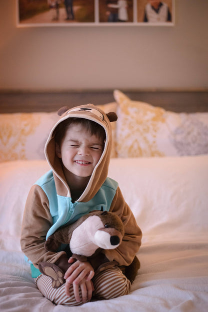 Otter 3D Hoodie - Kids & Toddler Sea and River