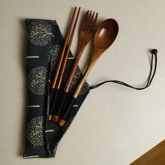 COCONUT UTENSIL CUTLERY SET