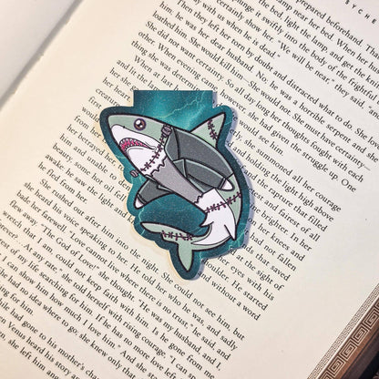 Halloween Monsters Shark Magnetic Bookmarks
