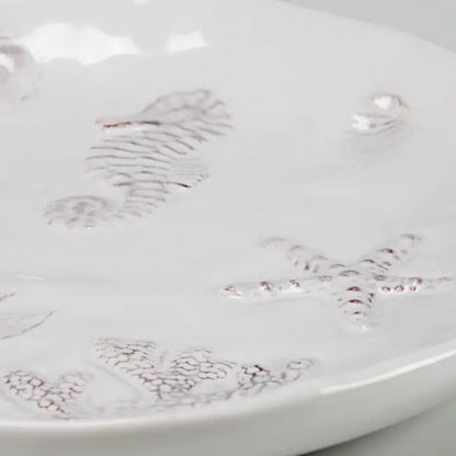 Embossed Beach Salad Plate
