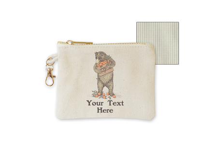 Customizable Coin Purse with clasp