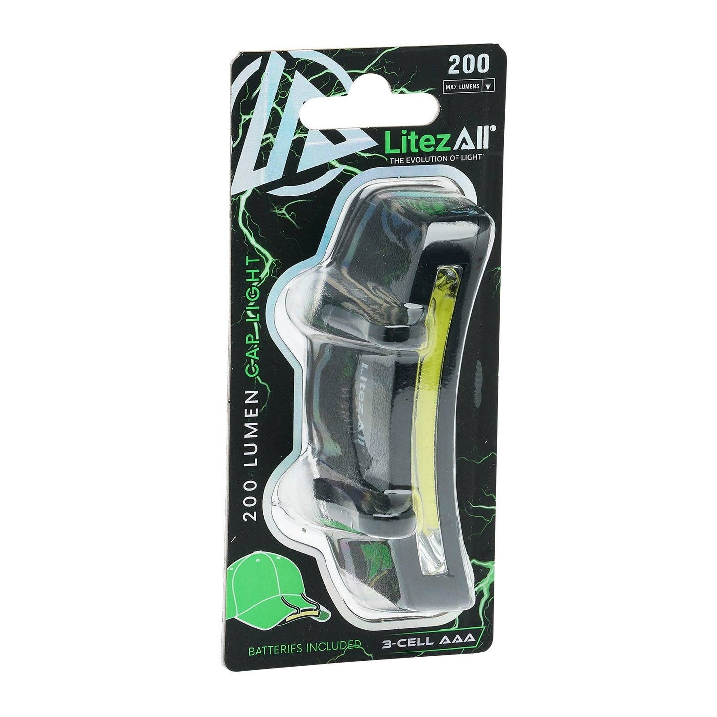 LitezAll 200 Lumen Clip On Cap Light