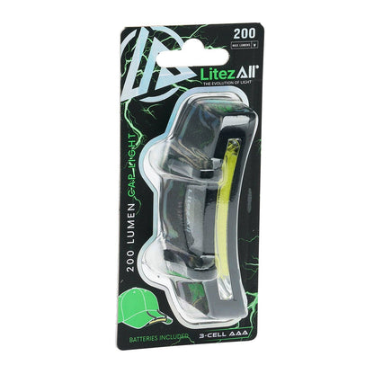 LitezAll 200 Lumen Clip On Cap Light