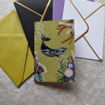 Humpback Whale Greeting Card