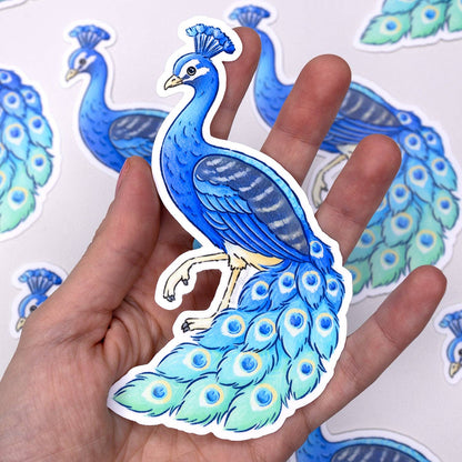 Peacock Waterproof Vinyl Sticker