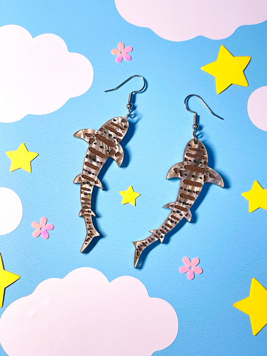 Leopard Shark Earrings
