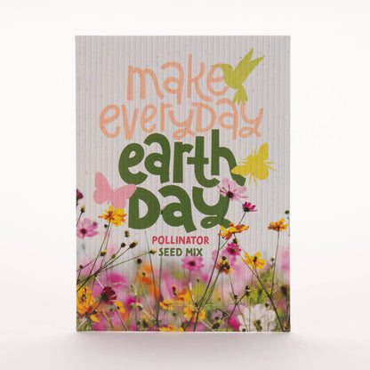 Make Everyday Earth Day - Pollinator Flower Mix Seed Packets