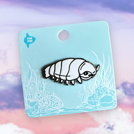 Giant isopod enamel pin