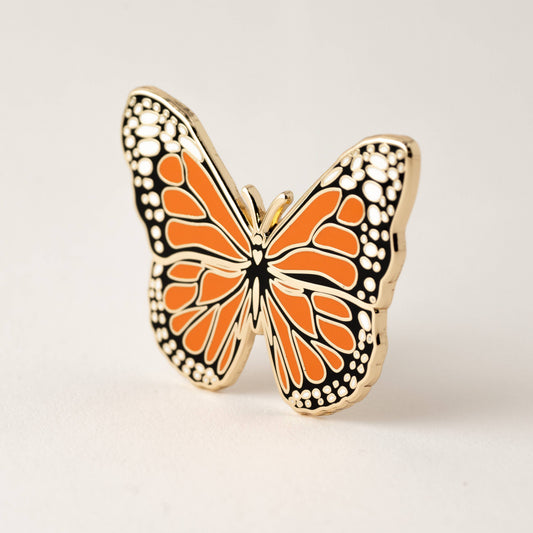 Monarch Butterfly Lapel Pin, Garden & Entomology Gifts
