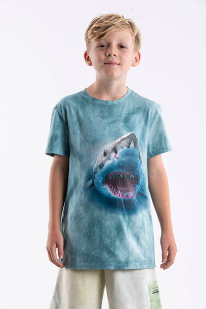 Youth Shark Natural Dyed T-shirt