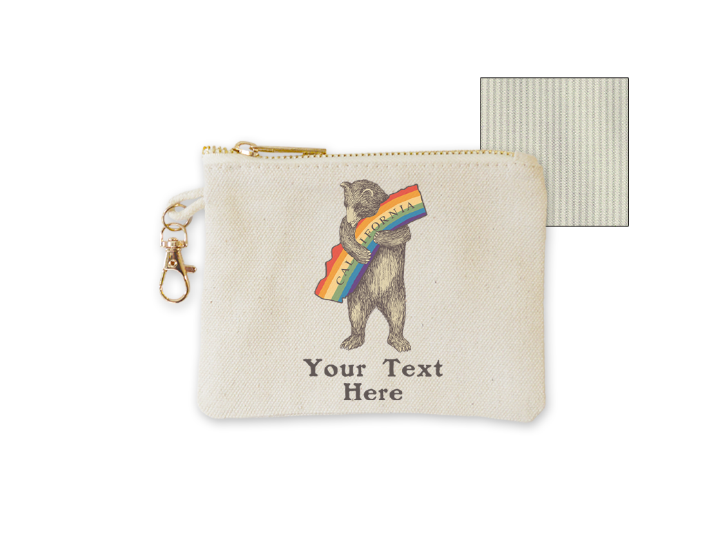 Customizable Coin Purse with clasp